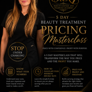 Beauty pricing training course